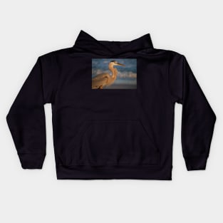 Sunset Heron Kids Hoodie